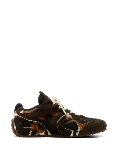 Axel Arigato Slow Sneakers Mit Animal-muster In Brown