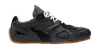 Axel Arigato Black Calf Leather Bos Taurus Low Top Sneakers In Multi