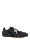 Axel Arigato Slow Runner Black Sneaker With Insert Design And Grooved Sole In Leather And Suede Woman In Black