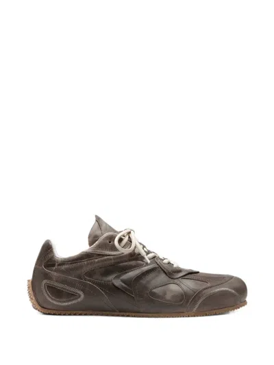 Axel Arigato Slow Runner Leather Sneakers In Multi