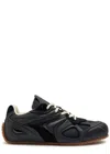 Axel Arigato Slow Runner Panelled Mesh Sneakers In Black