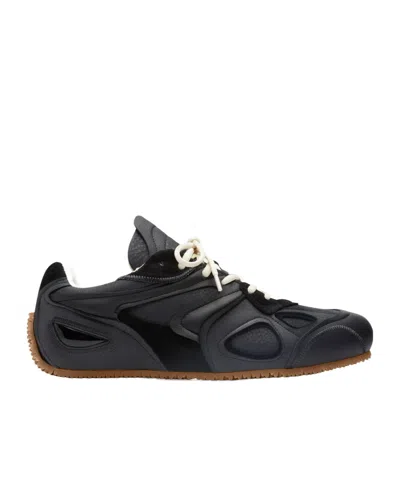 Axel Arigato Black Calf Leather Bos Taurus Low Top Sneakers