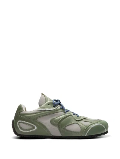 Axel Arigato Green Slow Runner Sneakers In Gray