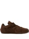 Axel Arigato Slow Runner Suede Panelled Sneakers In Brown