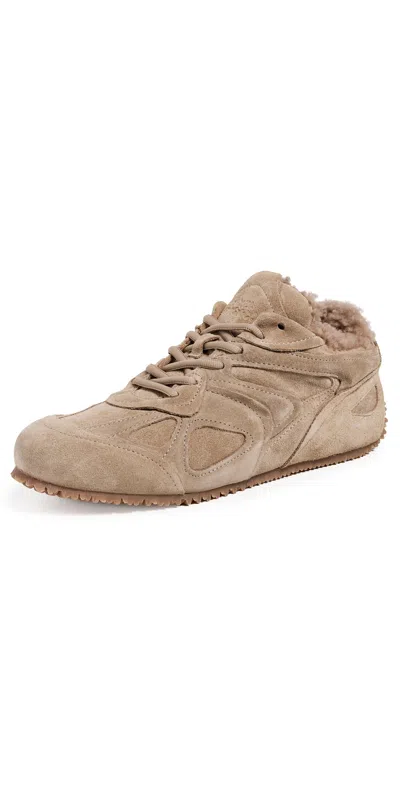 Axel Arigato Slow Shearling Sneakers Brown/gum