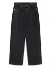 Axel Arigato Black Sly Mid-rise Jeans In Black