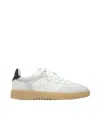 Axel Arigato White Leather And Suede Sneakers Dice T-toe With Recycled Materials In 001