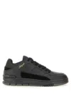 Axel Arigato Area Lo Sneakers In Black Suede And Leather In Black