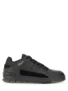 Axel Arigato Area Lo Sneakers In Black Suede And Leather In Black