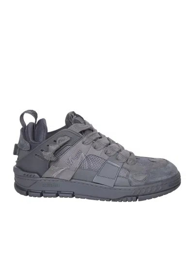 Axel Arigato Sneaker Patchwork Area In Charcoal