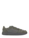 Axel Arigato Grey Leather Suede Sneakers In Green