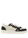 Axel Arigato White Black Round Toe Sneakers In White