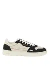 Axel Arigato White Black Round Toe Sneakers In White