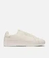 Axel Arigato Dice Laceless White Low Top Slip-on Sneakers In Suede Man