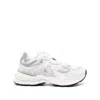 Axel Arigato Marathon Ghost Runner White Low Top Sneakers With Reflectivce Details In Leather Blend Woman In White