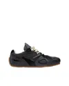 Axel Arigato Slow Runner Black Sneaker With Insert Design And Grooved Sole In Leather And Suede Man In Black