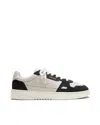 Axel Arigato Men's Sneaker Dice Lo Beige And Black In Leather And Suede With Recycled Materials In Multi