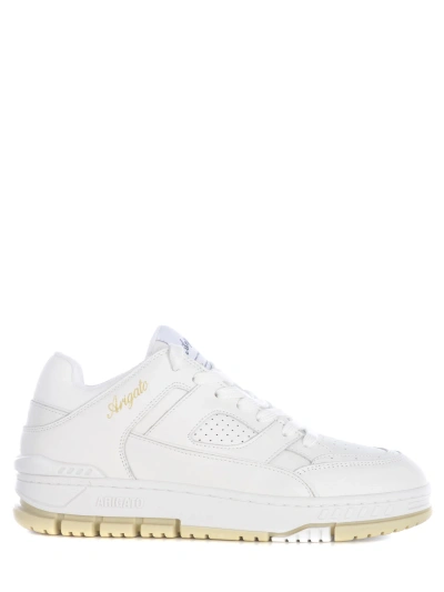Axel Arigato Area Lo Sneaker Sneakers In White Leather In White,beige