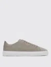 Axel Arigato Clean 90 Beige Sneakers With Side Logo Lettering In Suede Man In Gray