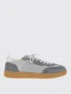 Axel Arigato Leather And Suede Sneakers With Embossed Logo In Gray