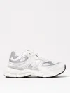 Axel Arigato Marathon Ghost Runner White Low Top Sneakers With Reflectivce Details In Leather Blend Woman In White