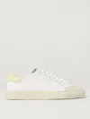 Axel Arigato Round Toe Rubber Sole Contrast Heel In White