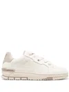 Axel Arigato Mens Cream Area Haze Leather Low-top Trainers In Beige