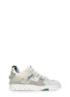 Axel Arigato Area Patchwork Sneakers In White Leather And Fabric In Neutral