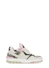 Axel Arigato Womens Beige Comb Astro Contrast-panel Leather Mid-top Trainers In Beige