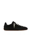 Axel Arigato Daze Runner Black Sneaker With Logo On The Tongue And Grooved Sole In Suede Man In Black
