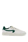 Axel Arigato Dice-a Panelled Leather And Suede Low-top Trainers In White Green (white)