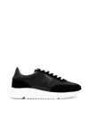 Axel Arigato Black And White Fabric And Leather Sneaker