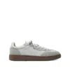 Axel Arigato Suede Round Toe Sneakers With Rubber Sole In Gray