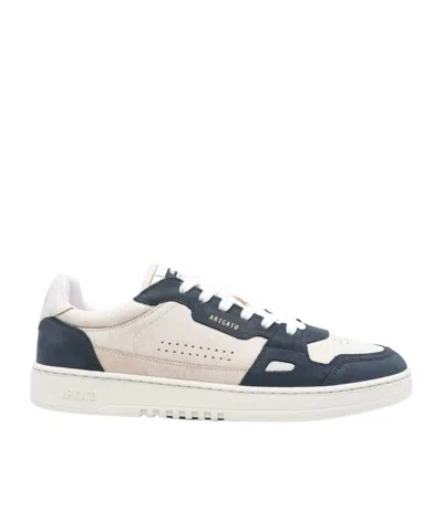 Axel Arigato Dice Lo Black And Beige Two-tone Sneakers In Calf Leather Man In Multi