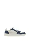 Axel Arigato Sneaker Dice Lo Beige And Black In Leather And Suede With Recycled Materials Men In Multicolour