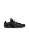 Axel Arigato Slow Runner Black Sneaker With Insert Design And Grooved Sole In Leather And Suede Man In Black