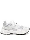 Axel Arigato Marathon Ghost Runner White Low Top Sneakers With Reflectivce Details In Leather Blend Woman In White
