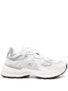 Axel Arigato White & Silver Sphere Runner Sneakers In White