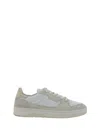 Axel Arigato Chunky Sole Sneakers With Smooth And Textured Upper In White