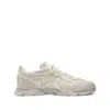 Axel Arigato Eris White Sneaker With Side Logo Lettering And Panel Design In Suede Man In White