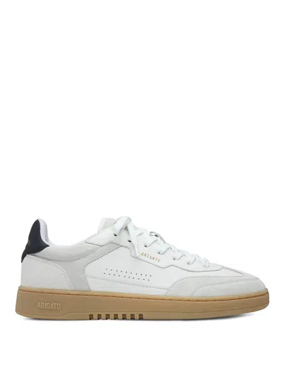 Axel Arigato Dice T-toe White Low Top Sneakers With Logo Patch On The Tongue And Logo Lettering On The Rear In Le