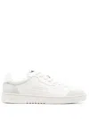 AXEL ARIGATO 'DICE LO' WHITE LOW TOP SNEAKERS WITH SUEDE DETAILS AND LOGO IN LEATHER MAN
