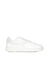Axel Arigato Dice Stripe Leather Sneakers In White /beige