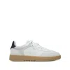 Axel Arigato Dice T-toe White Low Top Sneakers With Logo Patch On The Tongue And Logo Lettering On The Rear In Le In Multi