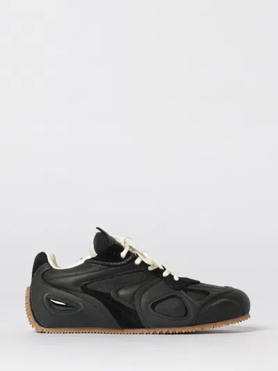 Axel Arigato Slow Runner Black Sneaker With Insert Design And Grooved Sole In Leather And Suede Woman