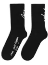 Axel Arigato Soho Logo-jacquard Socks In Black