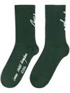 Axel Arigato Soho Ribbed Socks In Green