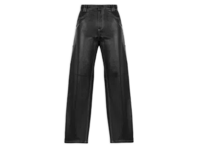 Axel Arigato Spencer Leather Trouser In Black