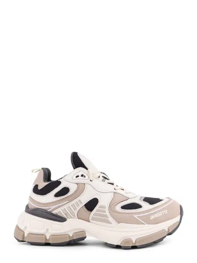 AXEL ARIGATO SPHERE RUNNER LOW-TOP SUEDE AND LEATHER SNEAKERS