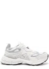 Axel Arigato Marathon Ghost Runner White Low Top Sneakers With Reflectivce Details In Leather Blend Woman In White